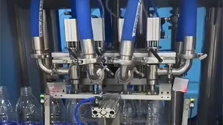 Llenado de jugo de maracuyá