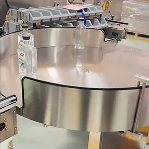 Colocaciónde botellas